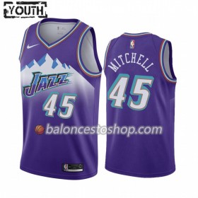 Camiseta Niños NBA Utah Jazz Donovan Mitchell 45 2019-20 Nike Hardwood Classics Swingman